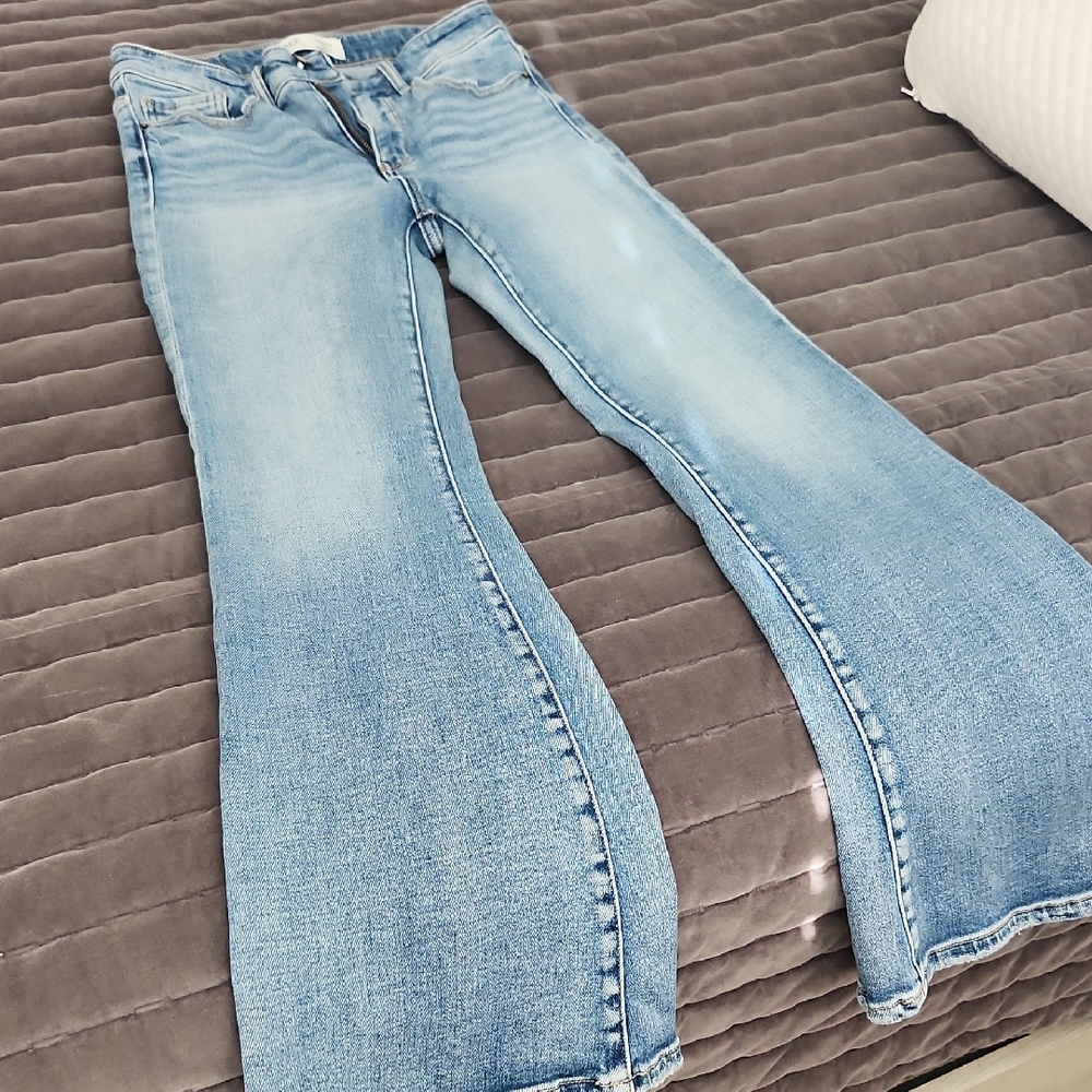 BKE Light Blue Flare Jeans